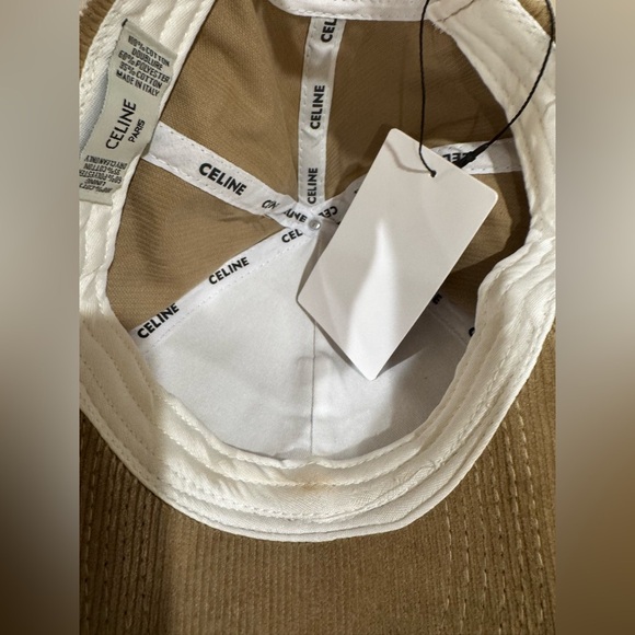 Inspired  C  Triomphe Baseball Cap in Corduroy. NWT.